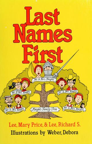 Cover for Last names first