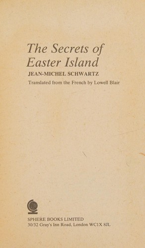 Cover for Secrets of Easter Island