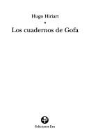 Cover for Cuadernos De Gofa (Biblioteca Era)