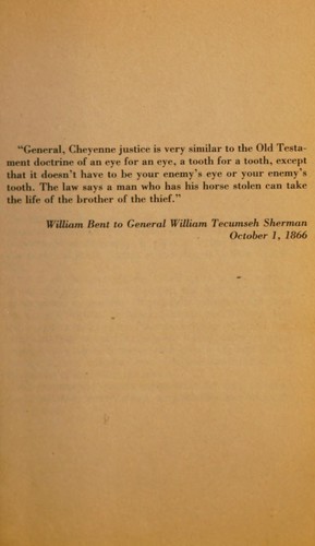 Cover for Cheyenne justice