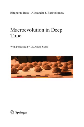 Cover for Macroevolution in Deep Time