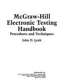Cover for McGraw-Hill electronic testing handbook