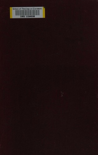 Cover for Syllabus of lectures and library guide in church history
