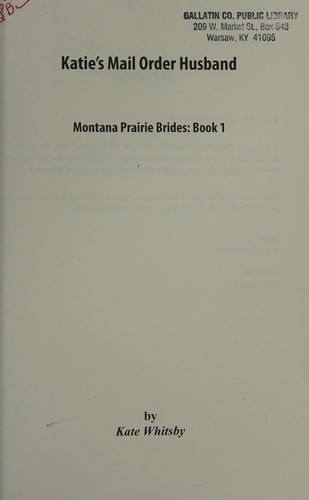 Cover for Katie's Mail Order Husband