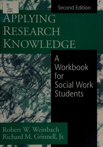 Cover for Applying Research Knowledge