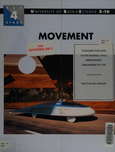 Cover for Bath Science Movement (Bath Science 5-16)