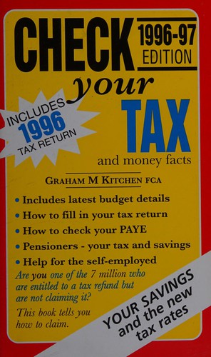 Cover for Check Your Tax and Money Facts