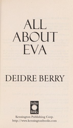 Cover for All about Eva