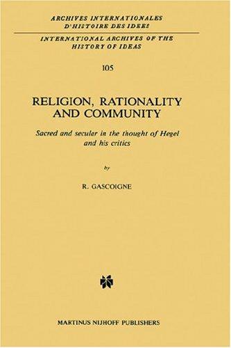 Cover for Religion, rationality, and community