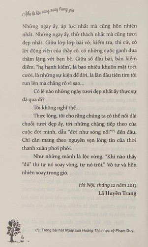 Cover for Như lá lộc vừng xoay trong gió