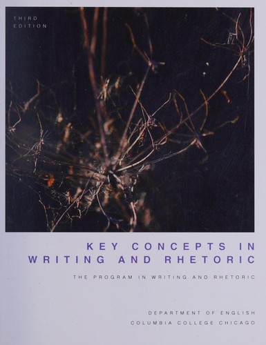 Cover for Key concepts in writing and rhetoric