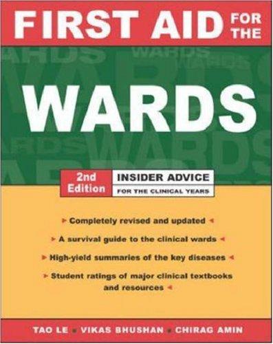 Cover for First Aid for the Wards