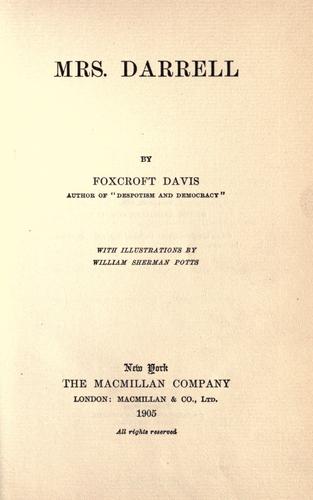 Cover for Mrs. Darrell