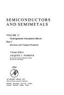 Cover for Semiconductors and Semimetals, Part C