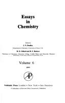 Cover for Essays in chemistry.