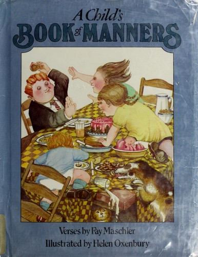 Cover for A child's book of manners