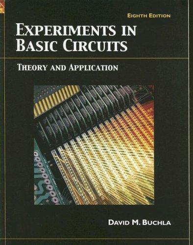 Cover for Experiments in Basic Circuits
