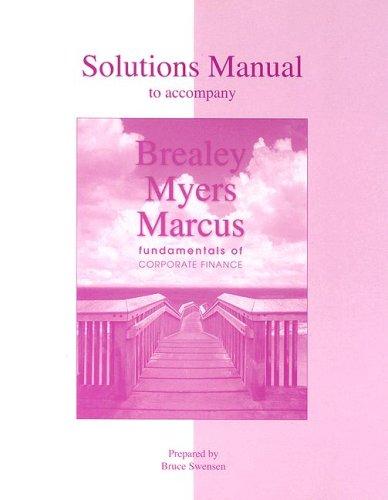 Cover for Solutions Manual