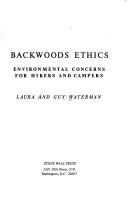 Cover for Backwoods ethics