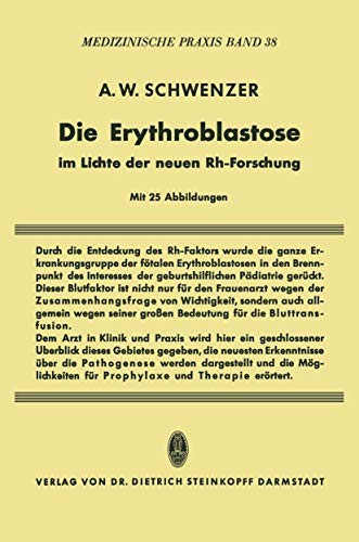 Cover for Die Erythroblastose im Lichte der neuen Rh-Forschung