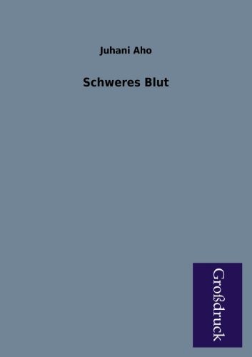 Cover for Schweres Blut (German Edition)