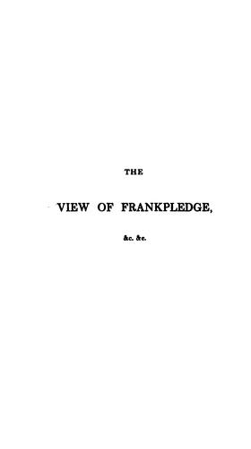 Cover for An account of the constitutional English policy of congregational courts; and more particularly ...