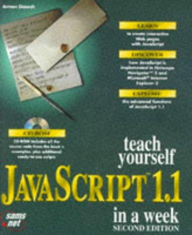 Cover for Teach yourself JavaScript 1.1 in a week