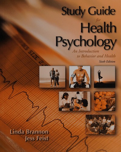 Cover for Health Psychology- Study Guide