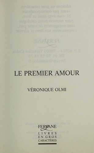 Cover for Le premier amour