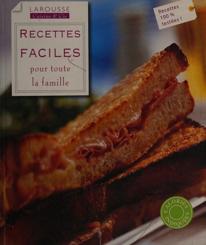 Cover for Recettes faciles pour toute la famille