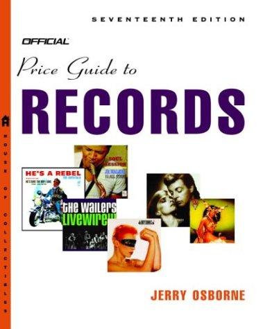 Cover for The Official Price Guide to Records, Edition #17 (Official Price Guide to Records)