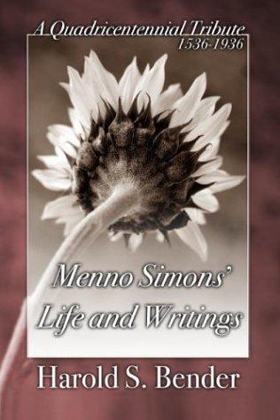 Cover for Menno Simons' Life and Writings