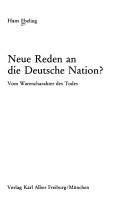 Cover for Neue Reden an die Deutsche Nation?