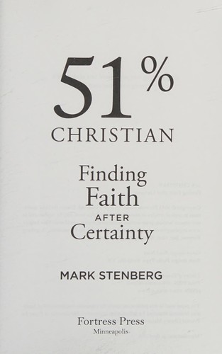 Cover for 51% Christianity
