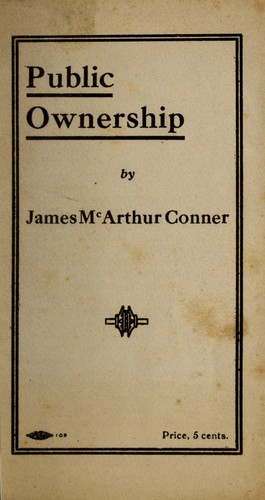 Cover for Public ownership