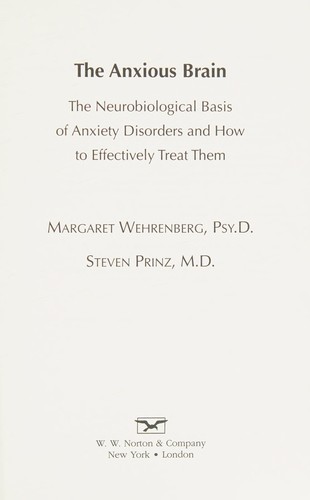 Cover for The anxious brain