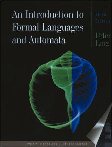 Cover for An Introduction to Formal Languages and Automata