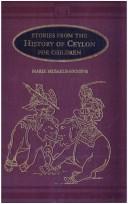 Cover for Stories from the history of Ceylon for children