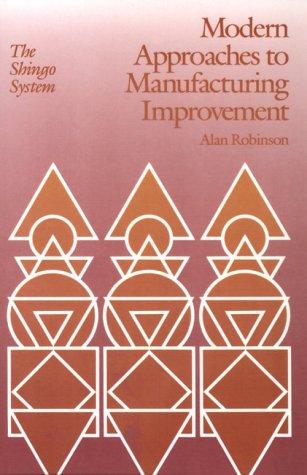Cover for Modern approaches to manufacturing improvement