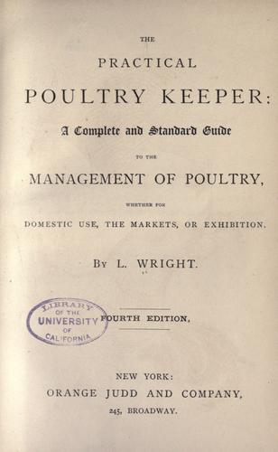 Cover for The practical poultry keeper