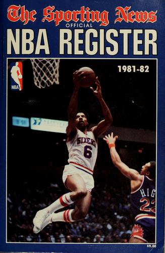 Cover for Official NBA register