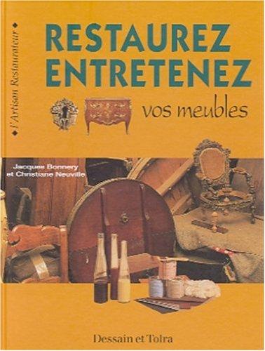 Cover for Restaurez entretenez vos meubles