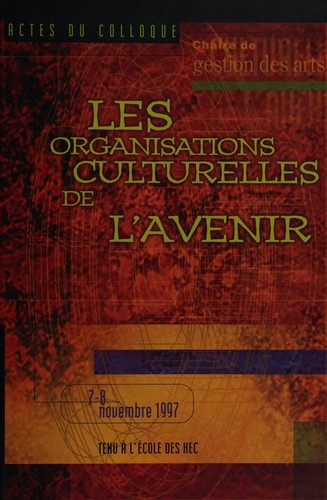 Cover for Cultural organizations of the future