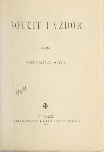 Cover for Soucit i vzdor