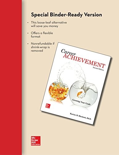 Cover for Loose Leaf Career Achievement