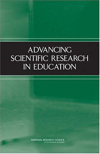 Cover for Advancing Scientific Research in Education