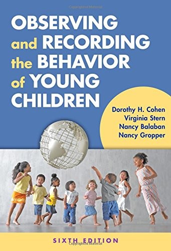 Cover for Observing and Recording the Behavior of Young Children