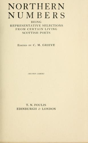 Cover for Northern numbers