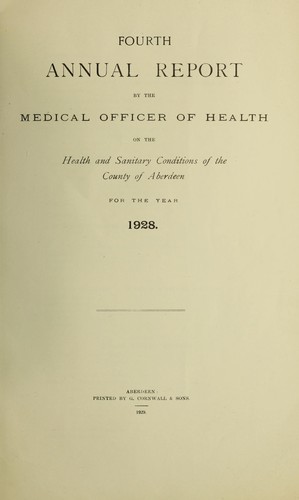 Cover for [Report 1928]