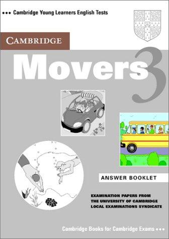 Cover for Cambridge Movers 3 Answer Booklet